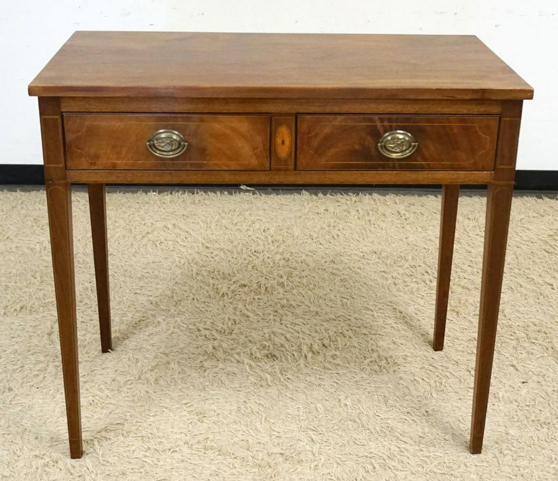 ANTIQUE MAHOGANY 2 DRAWER SERVER (1 of 6)