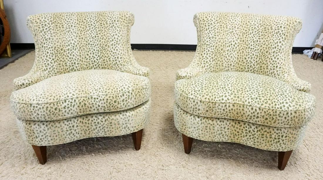 PAIR OF GREENBAUM INTERIORS ARMCHAIRS: PAIR OF GREENBAUM INTERIORS ARMCHAIRS