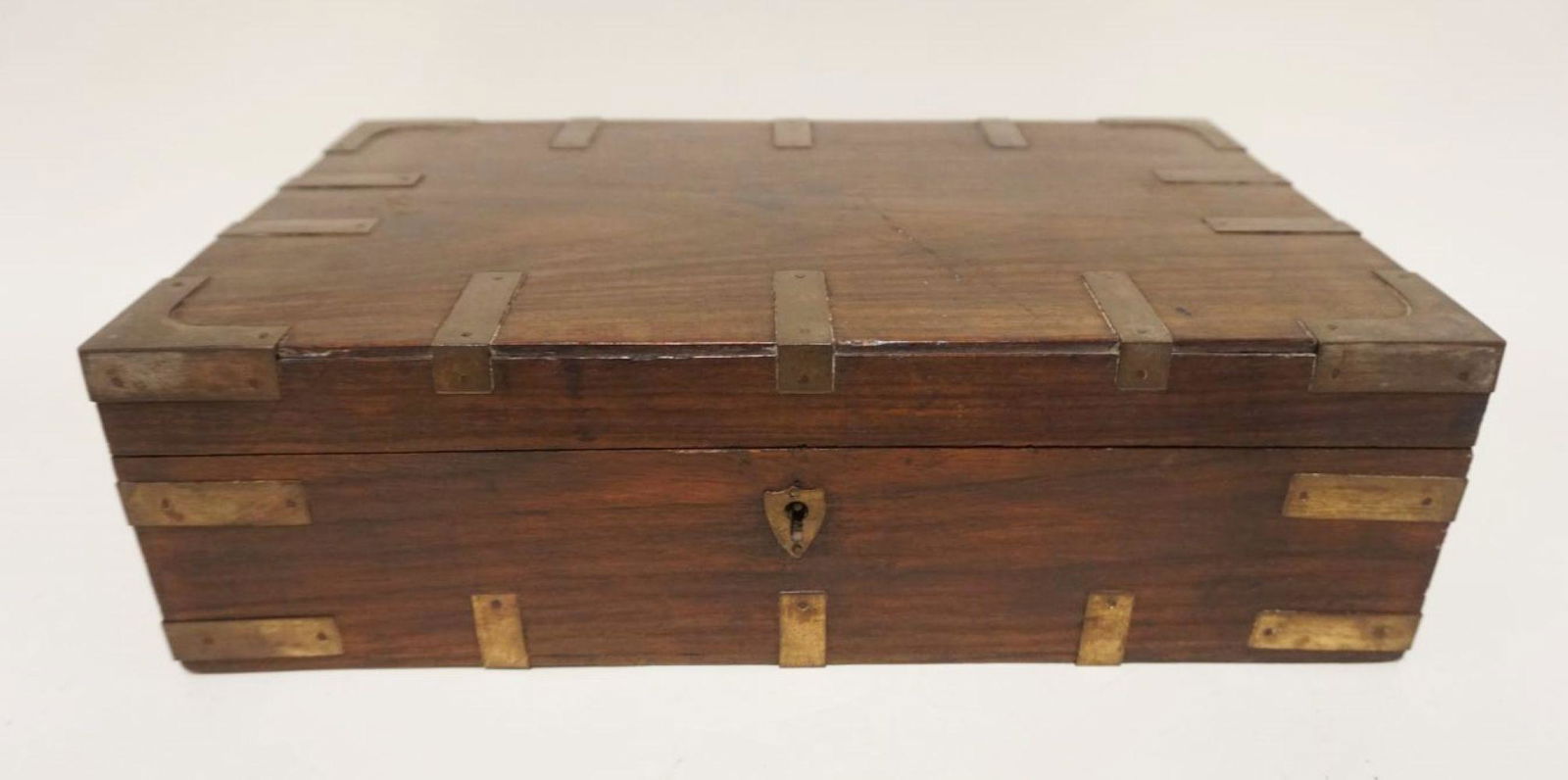 ANTIQUE WALNUT STATIONERY BOX (1 of 3)