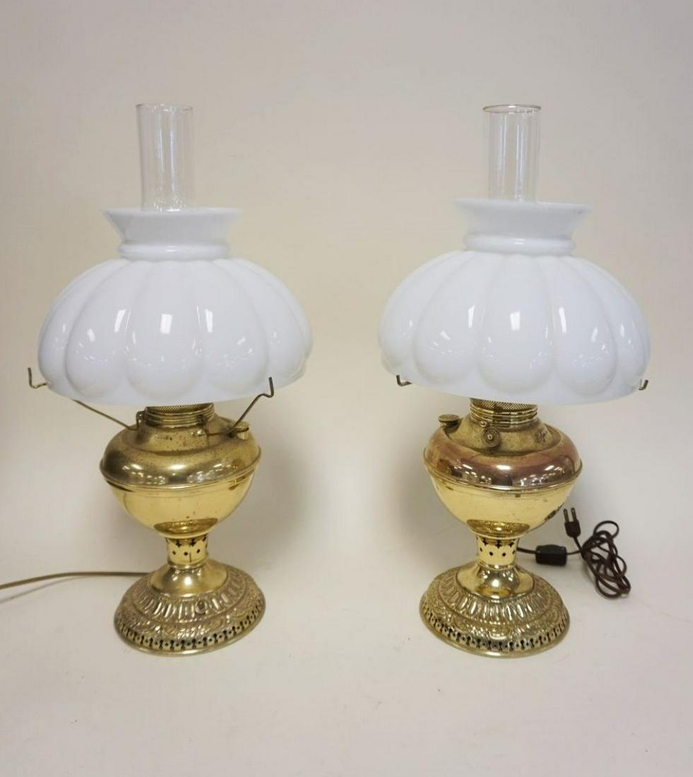 2 BRASS RAYO STYLE LAMPS (1 of 2)