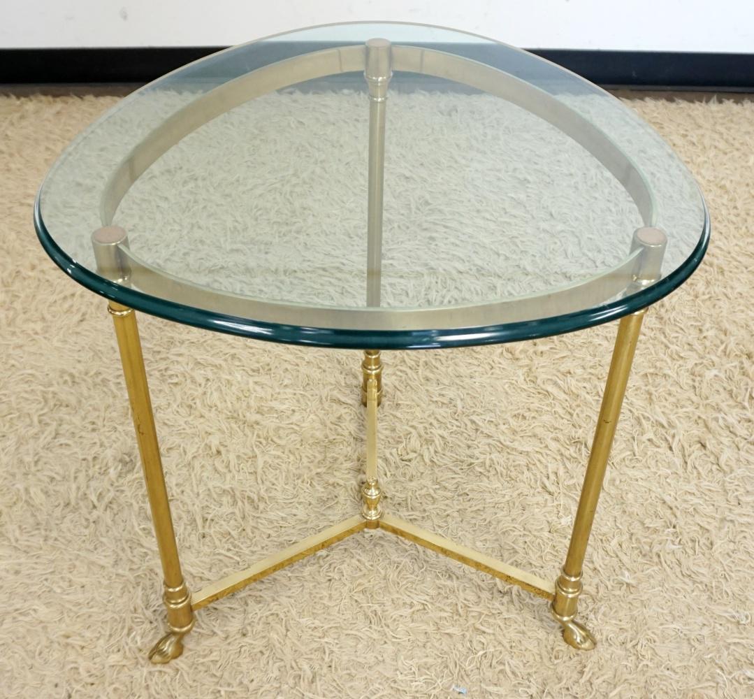 LABARGE STYLE BRASS & GLASS STAND (1 of 2)