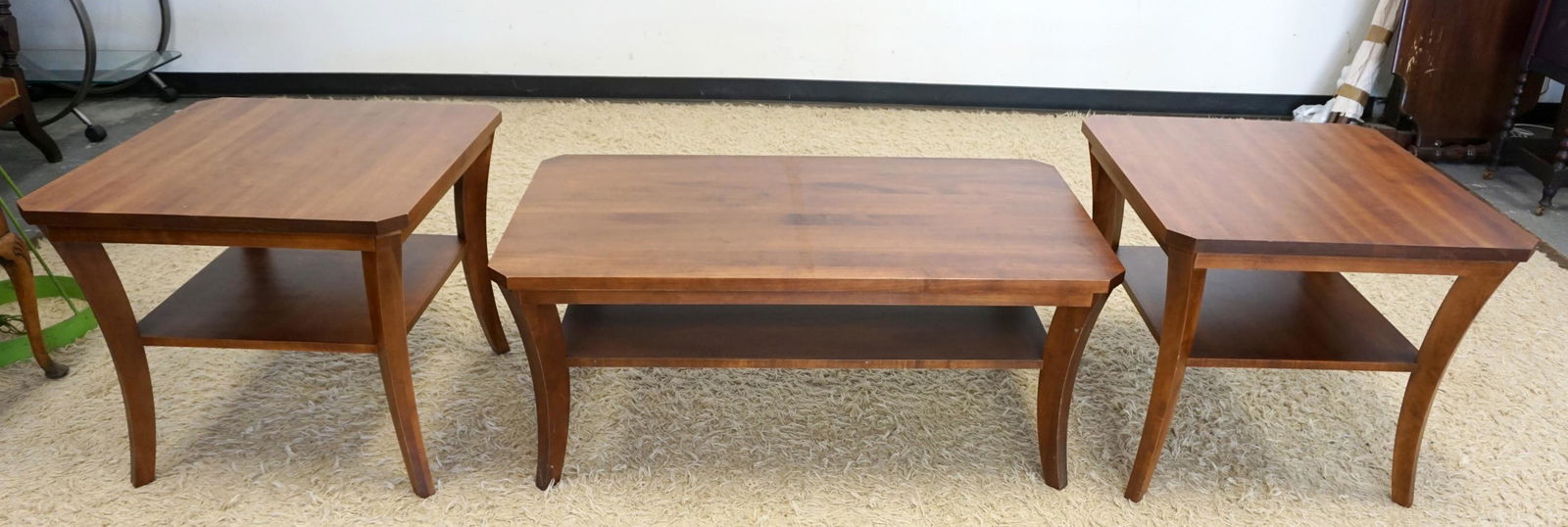 AA LAUN COFFEE TABLE & 2 END TABLES (1 of 4)