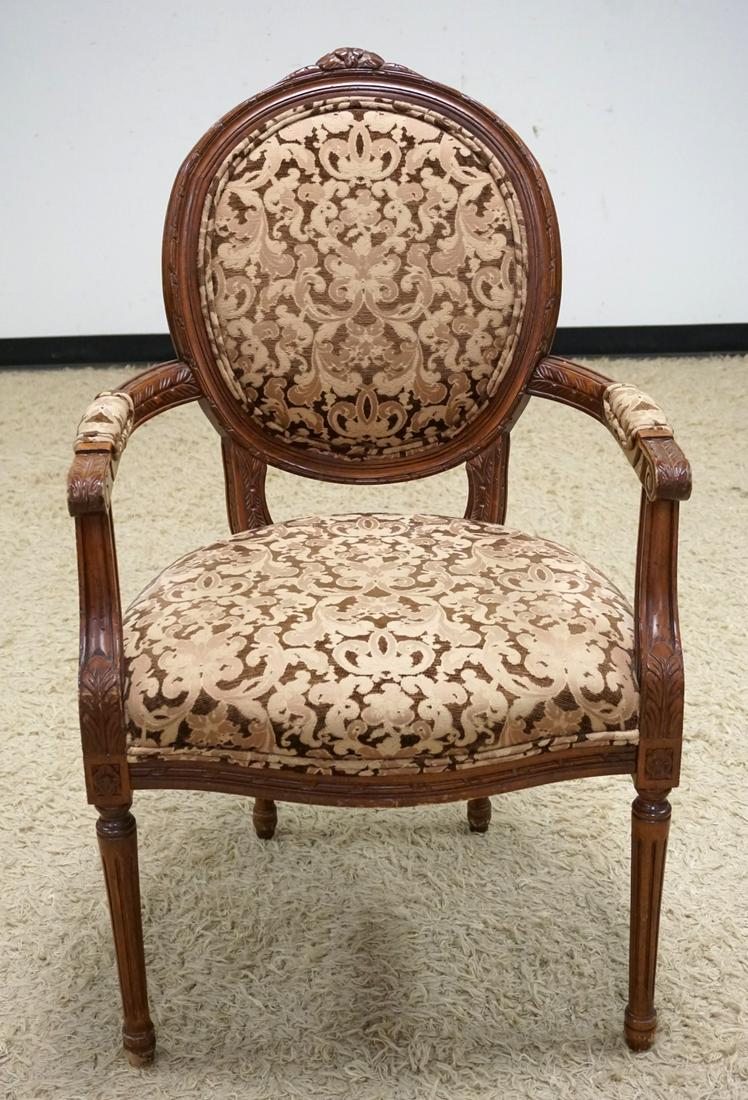 UPHOLSTERED ARMCHAIR: UPHOLSTERED ARMCHAIR