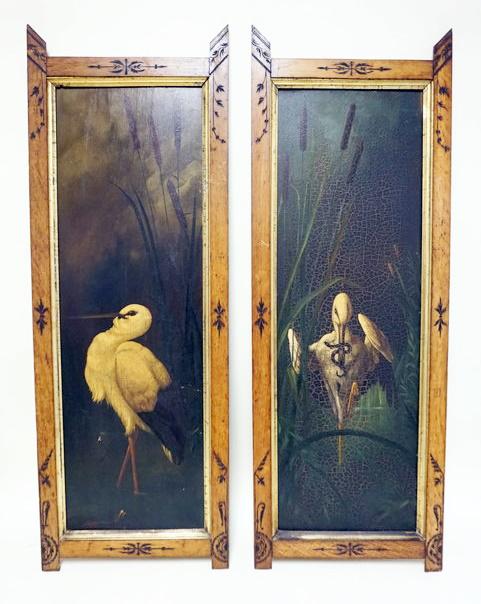 2 VICTORIAN PAINTINGS ON BOARD (1 of 4)