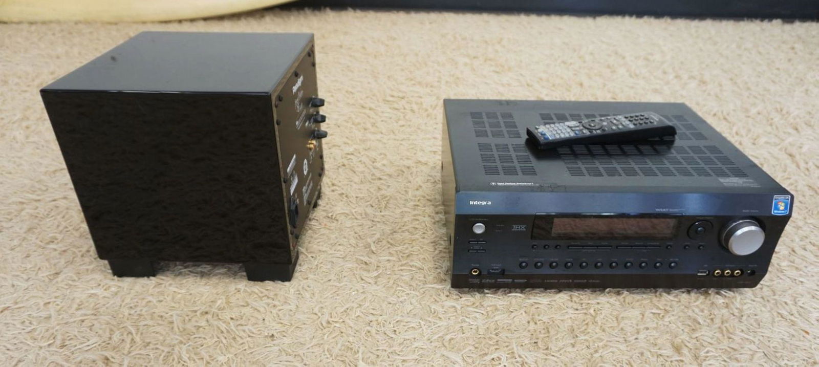 ONKYO INTEGRA HOME THEATER SURROUND, ETC (1 of 2)