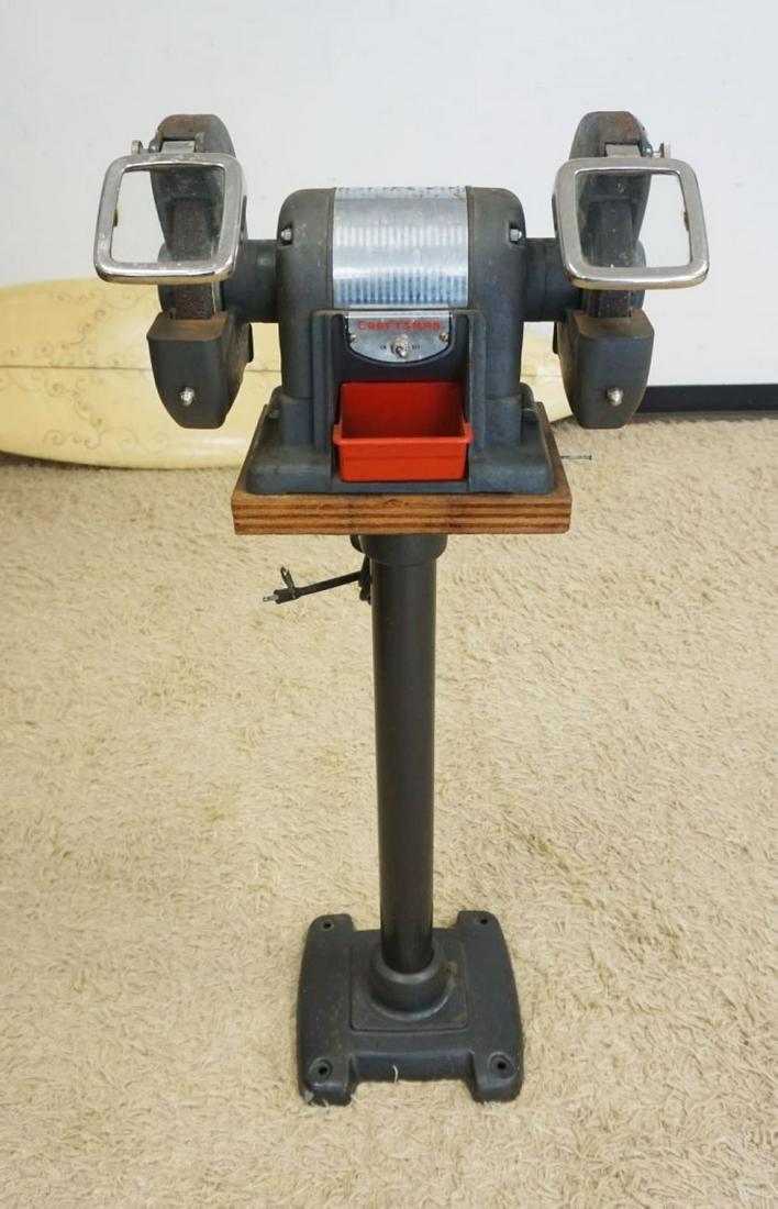 CRAFTSMAN GRINDER ON CAST IRON BASE (1 of 2)