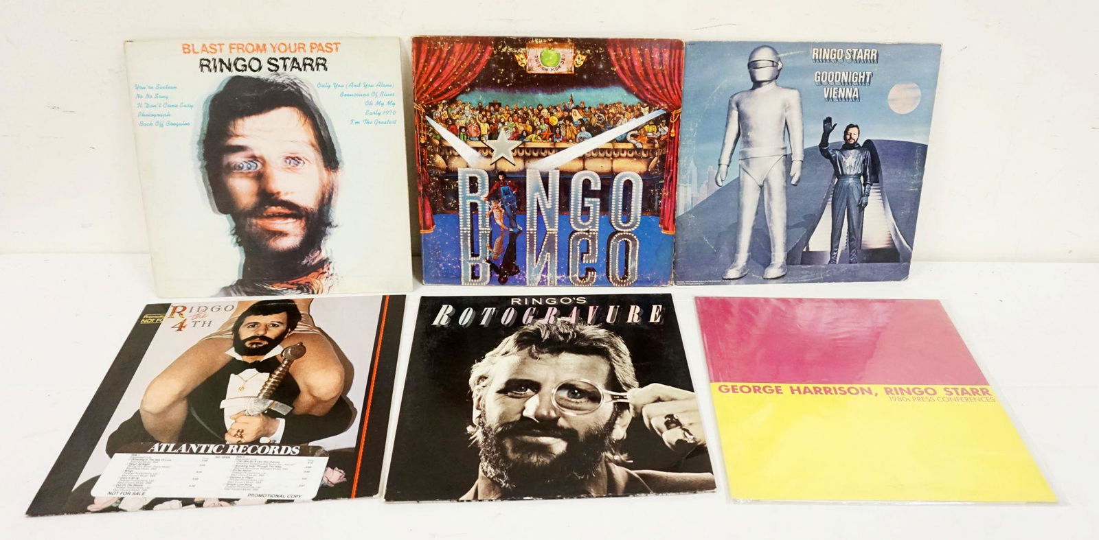 LOT OF RINGO STARR VINYL ALBUMS (1 of 8)