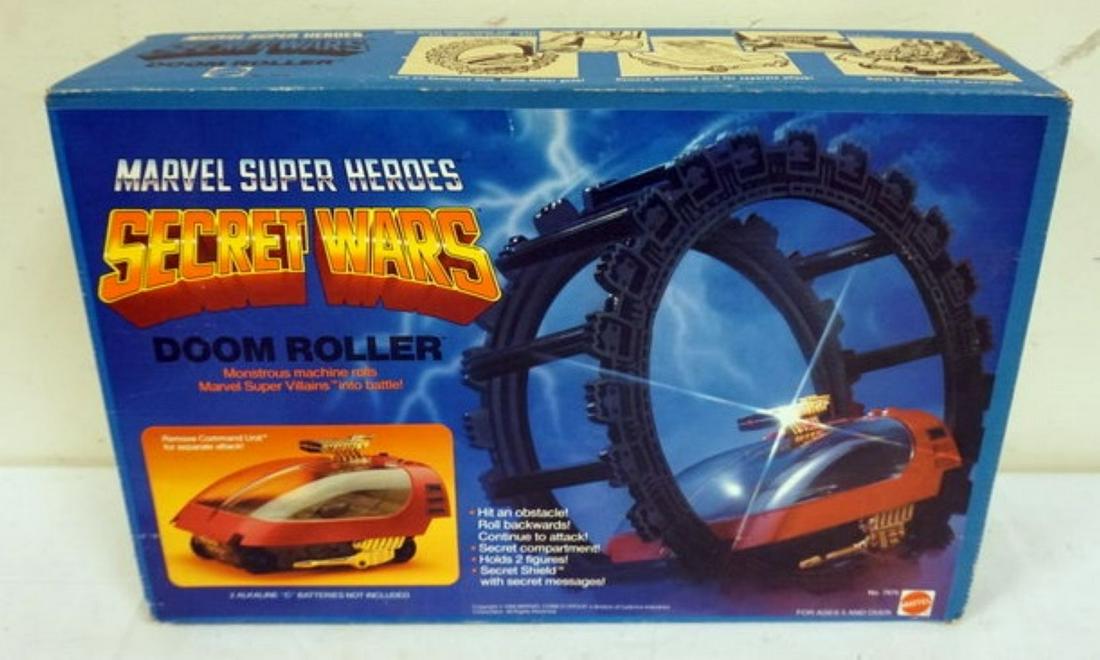 MARVEL SUPER HEROES SECRET WARS DOOM ROLLER: MARVEL SUPER HEROES SECRET WARS *DOOM ROLLER*, SEALED, MATTEL 1984