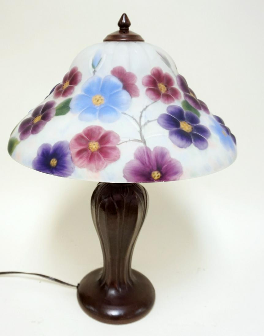 CONTEMPORARY REVERSE PAINTED SHADE TABLE LAMP (1 of 3)