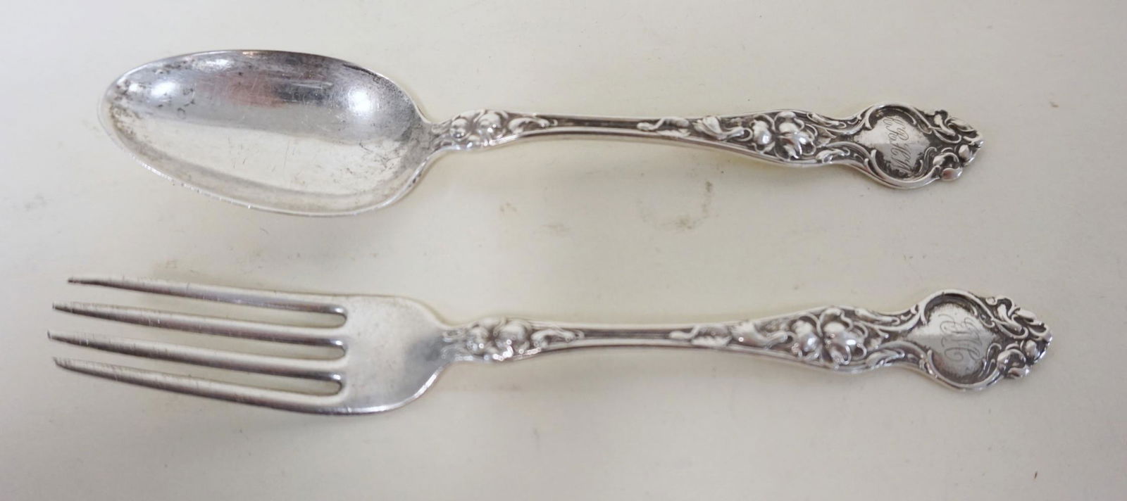 STERLING FORK & SPOON (1 of 2)