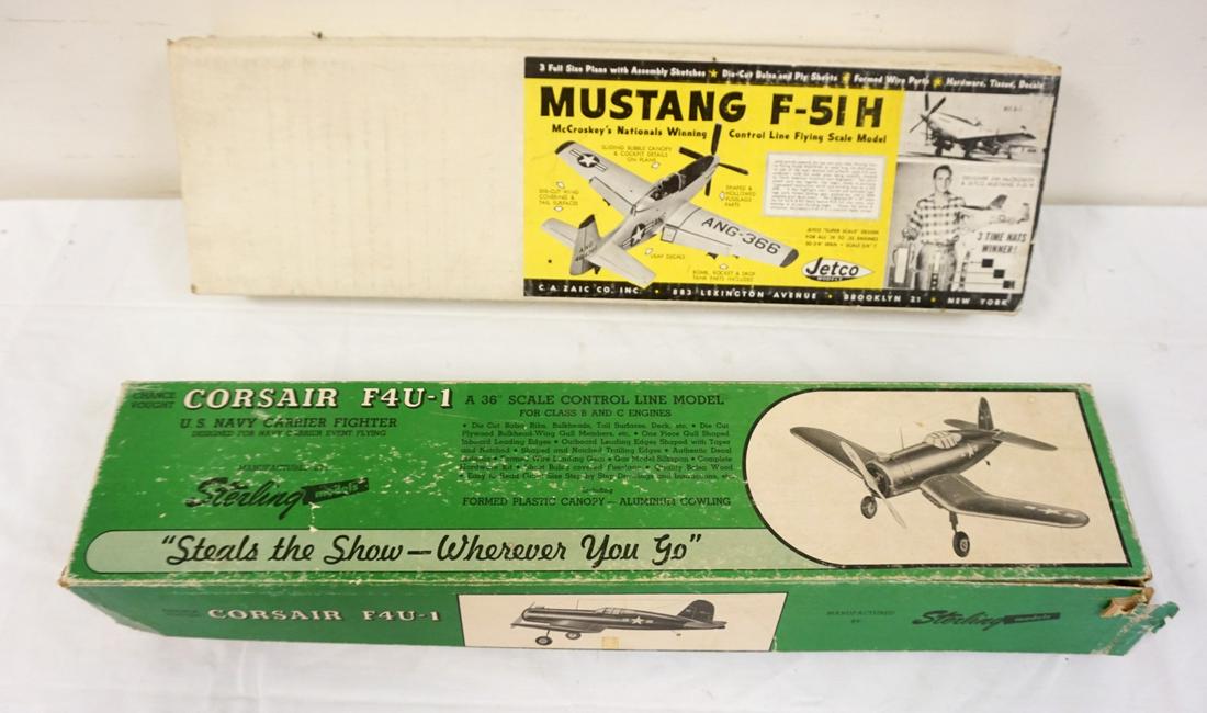 2 VINTAGE UNBUILT MODEL AIRPLANE KITS (1 of 4)