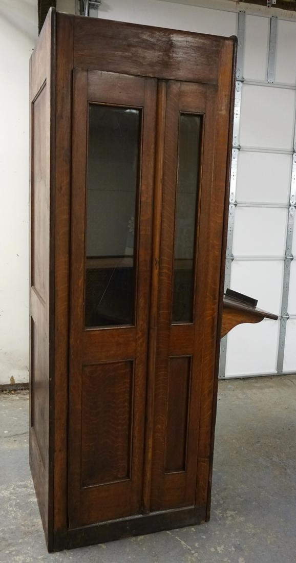 ANTIQUE OAK WESTERN ELECTRIC BELL TELEPHONE BOOTH (1 of 9)