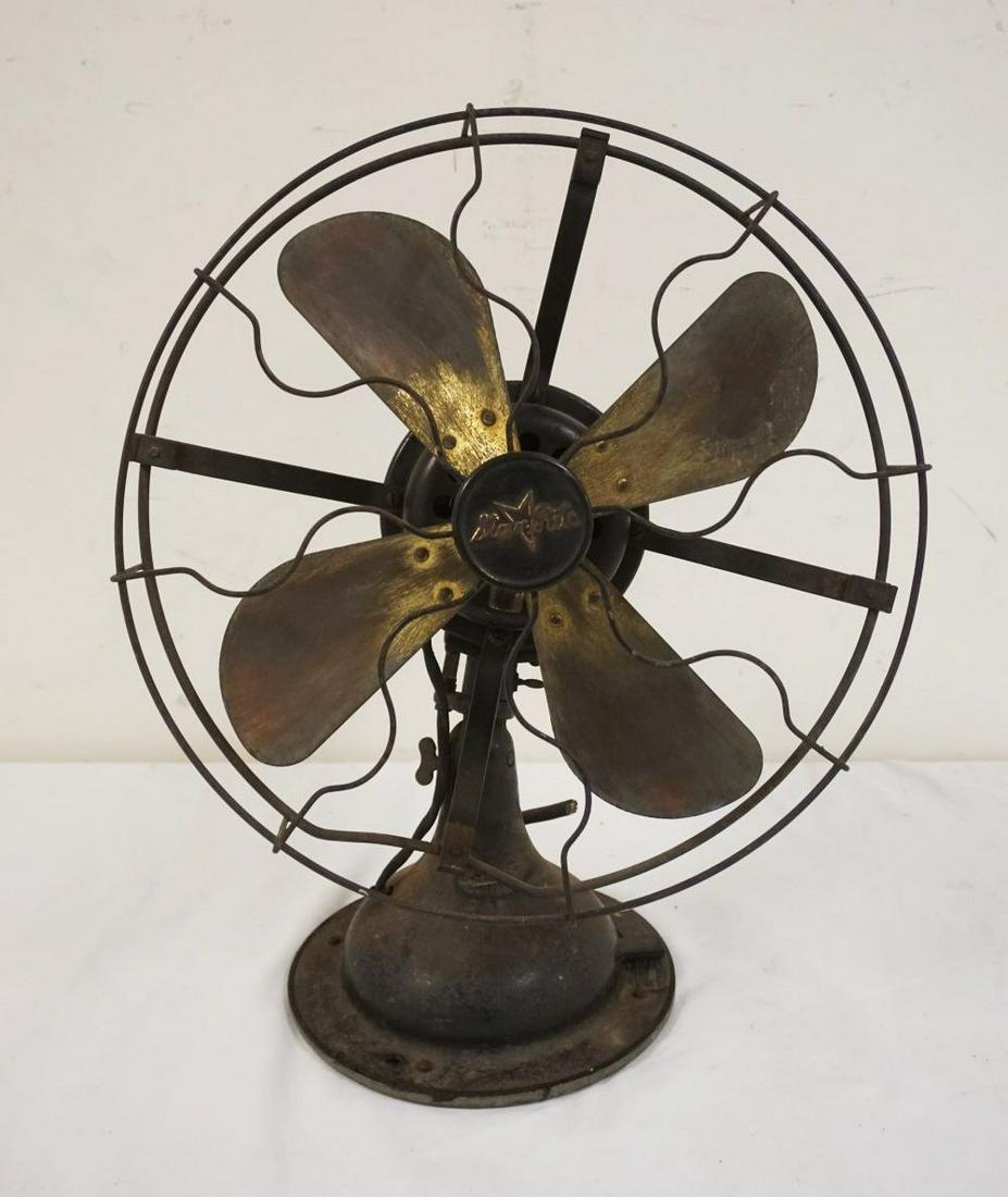ANTIQUE BRASS BLADE FAN (1 of 3)