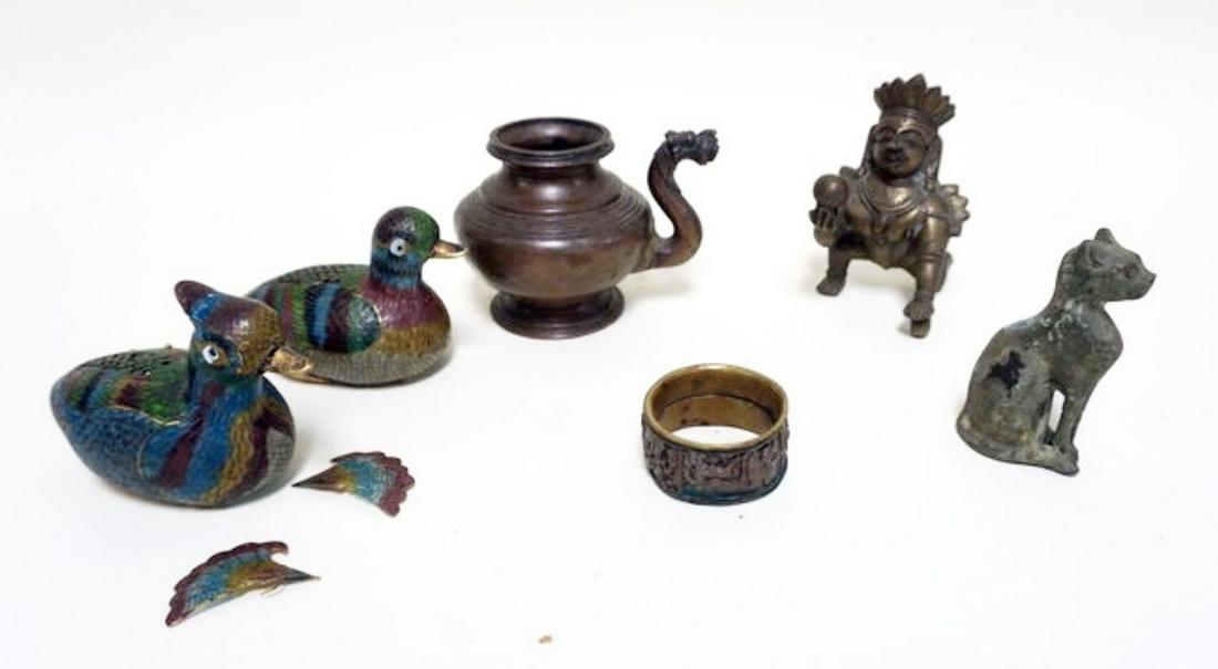 ANTIQUE ASIAN METAL ITEMS (1 of 5)