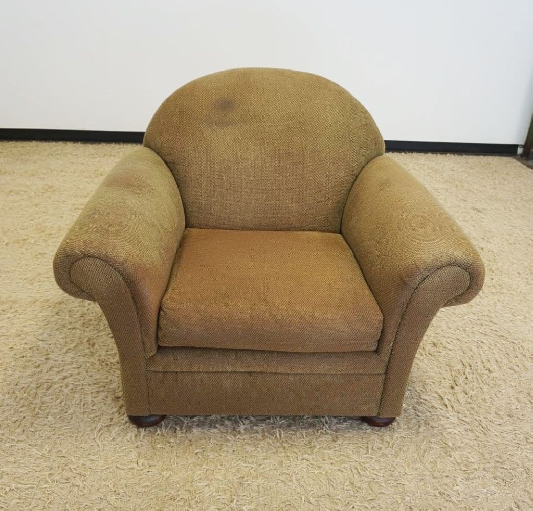 CRATE & BARREL UPHOLSTERED ARMCHAIR (1 of 3)