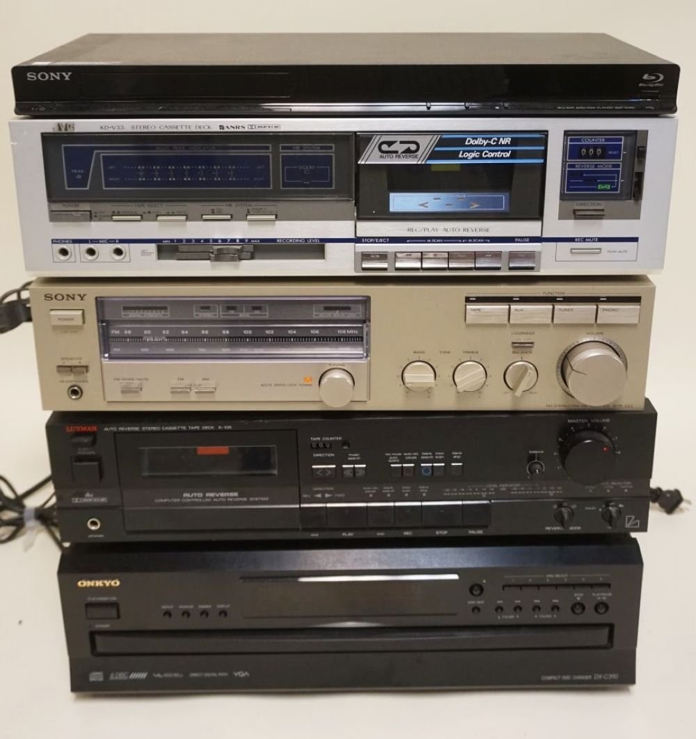 AUDIO EQUIP LOT INCL ONKYO, LUXMAN, SONY AND JVC (1 of 1)