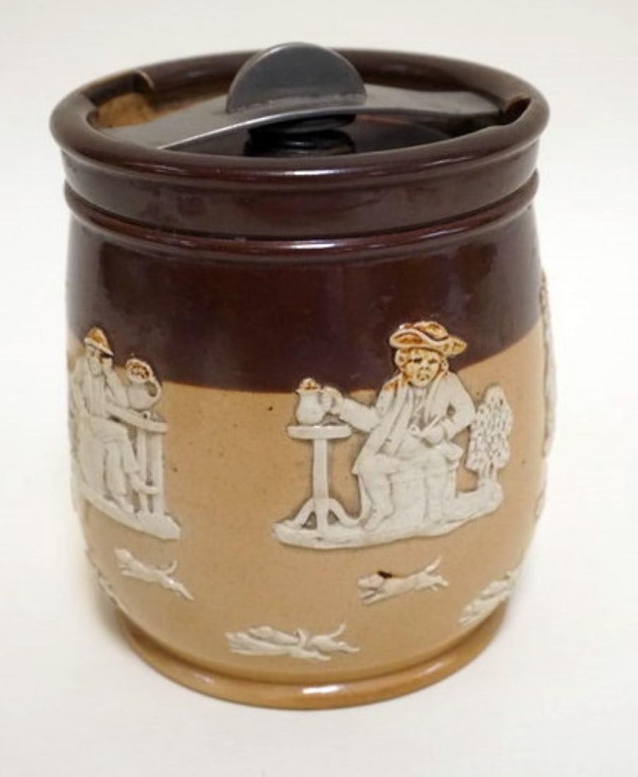 ROYAL DOULTON ENGLAND TOBACCO JAR (1 of 4)