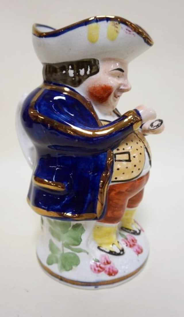 ANTIQUE STAFFORDSHIRE TOBY PITCHER (1 of 5)