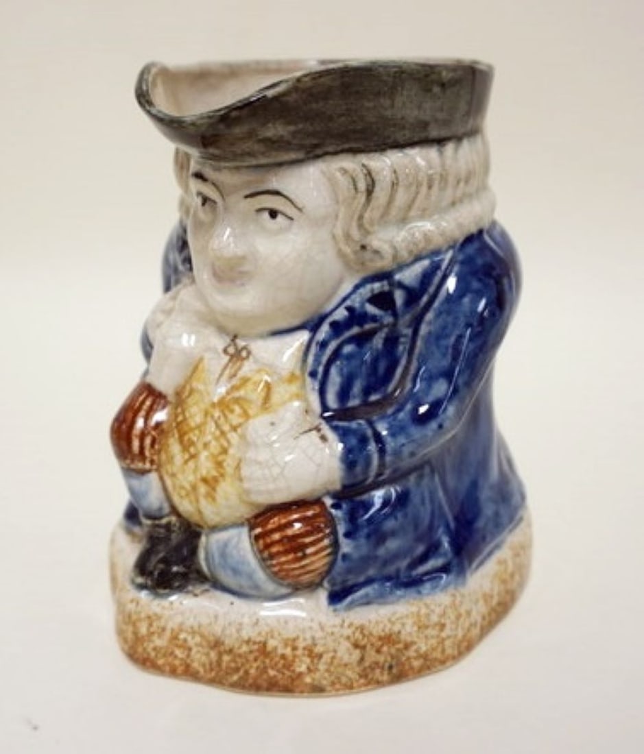 ANTIQUE STAFFORDSHIRE TOBY PITCHER (1 of 5)