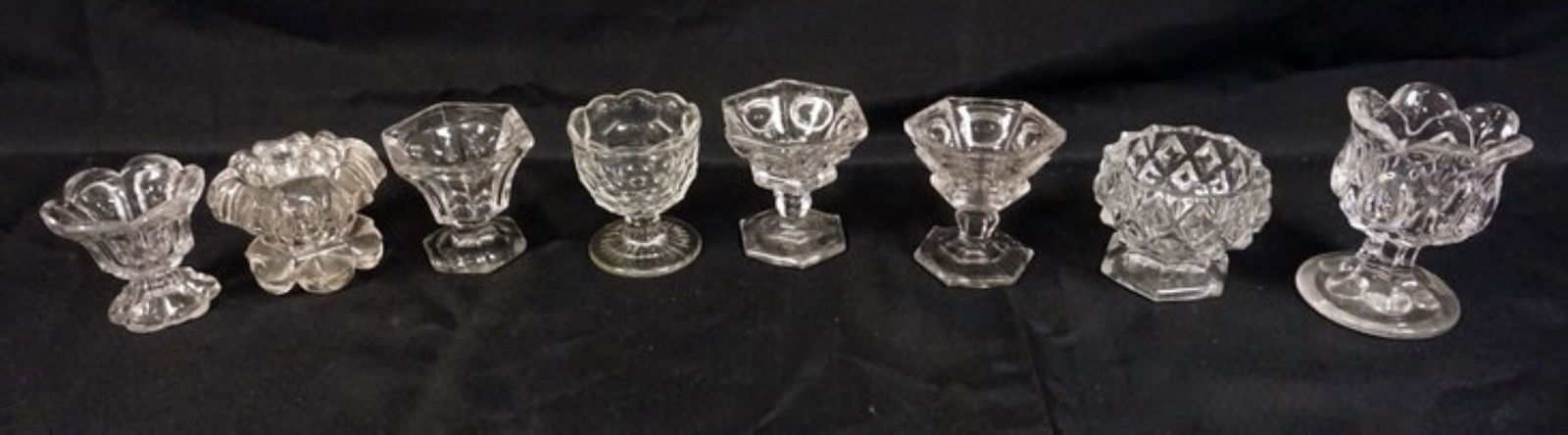 ANTIQUE FLINT GLASS SALTS (1 of 5)