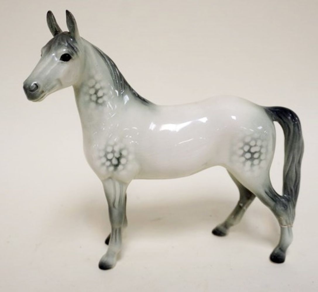 GOEBEL HORSE FIGURE: GOEBEL HORSE FIGURE BISQUE, APPROXIMATELY 6 IN H
