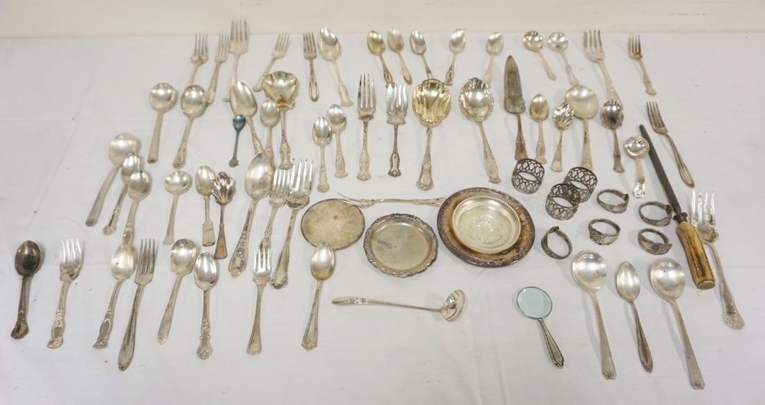 LOT OF ASSORTED SILVERPLATE (1 of 3)