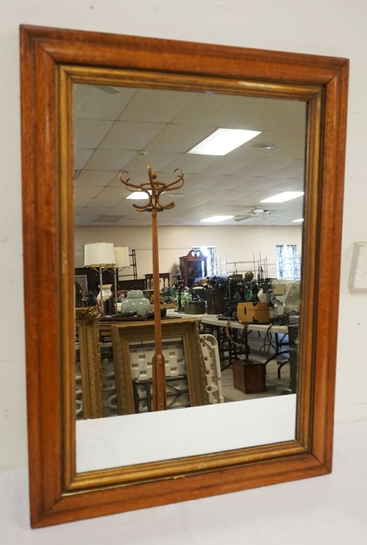 MIRROR IN BIRDSEYE MAPLE FRAME (1 of 2)