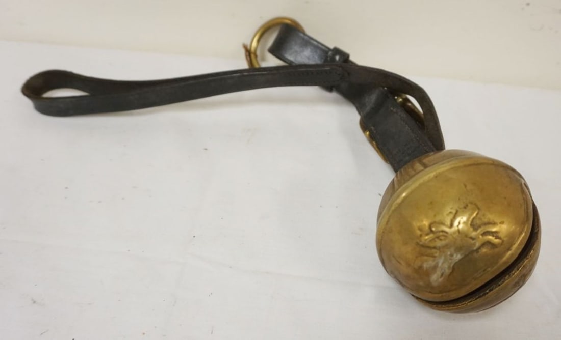 LARGE BRASS HORSE BELL (1 of 3)