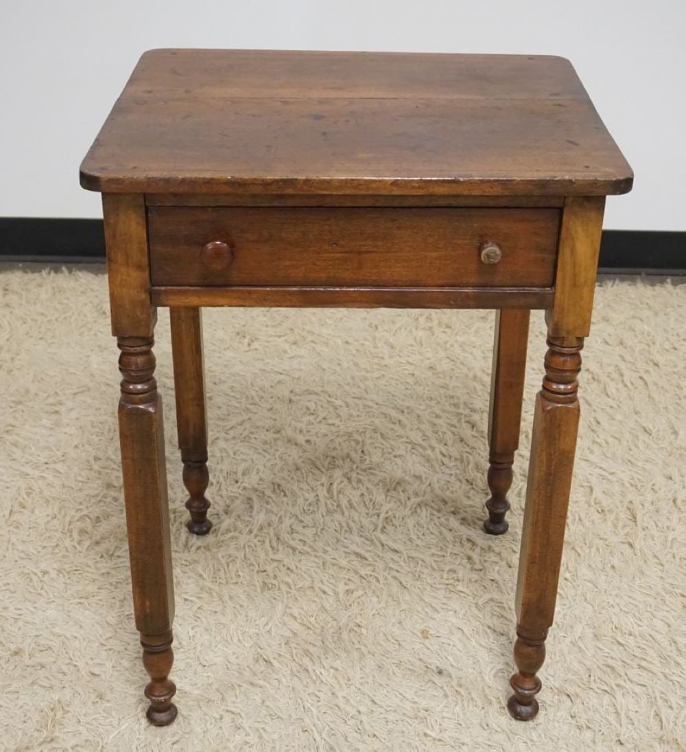 ANTIQUE ONE DRAWER STAND (1 of 2)