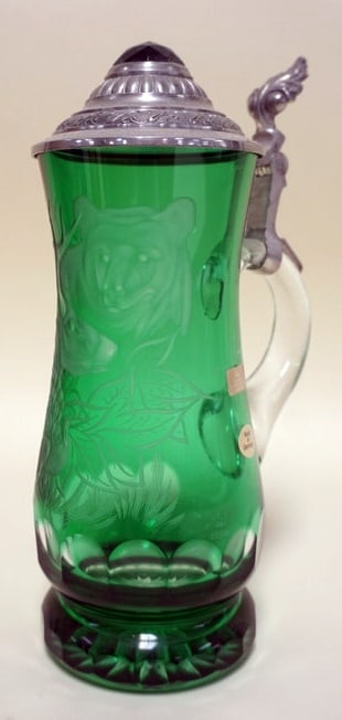 BAVARIAN CRYSTAL GLASS STEIN (1 of 5)