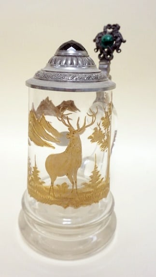BAVARIAN CRYSTAL GLASS STEIN (1 of 5)