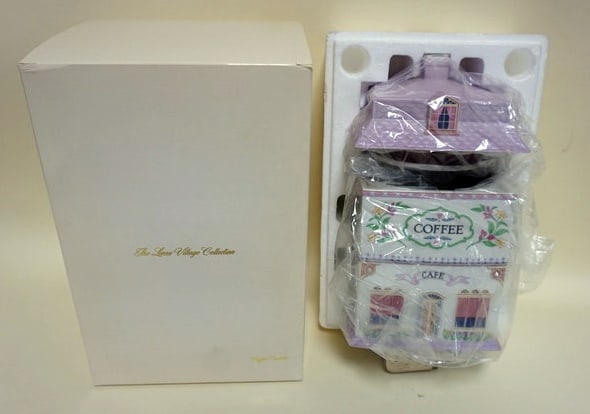 LENOX VILLAGE COLLECTION COFFEE CANNISTER (1 of 2)