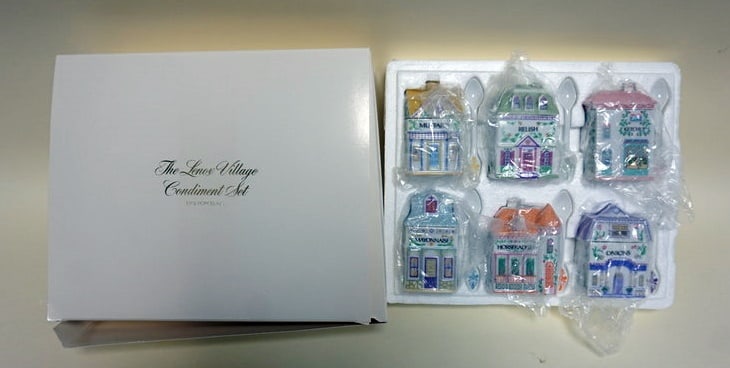 LENOX VILLAGE COLLECTION CONDIMENT SET (1 of 2)