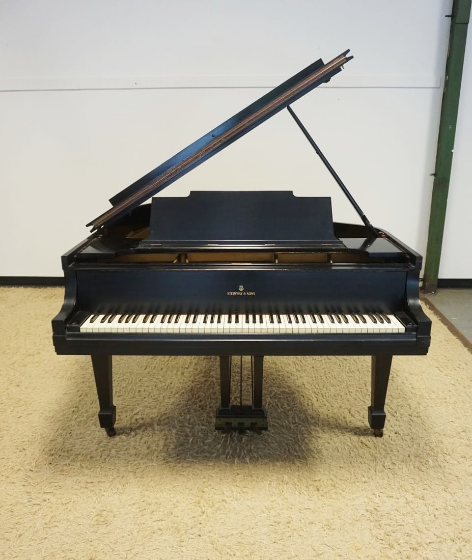 STEINWAY MODEL M PIANO W/STOOL (1 of 18)