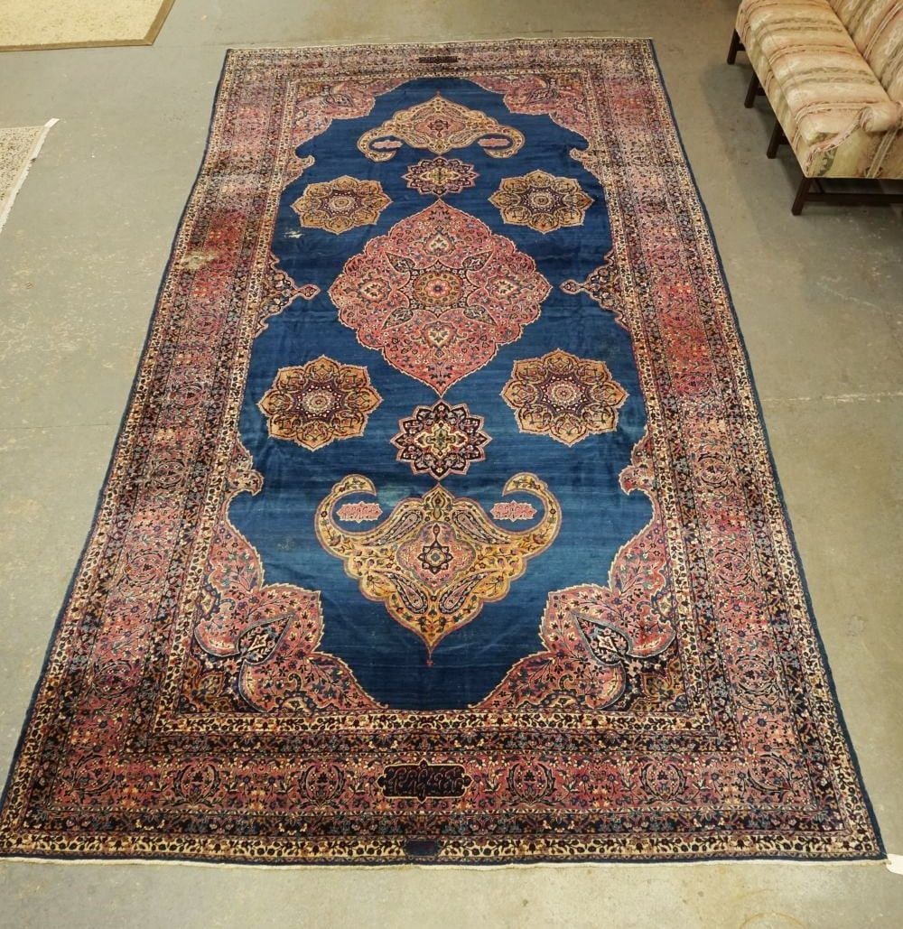 PERSIAN PALACE SIZE KERMAN CARPET (1 of 10)