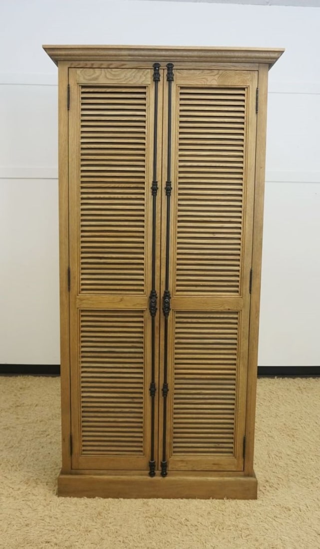 RESTORATION HARDWARE OAK CABINET (1 of 3)