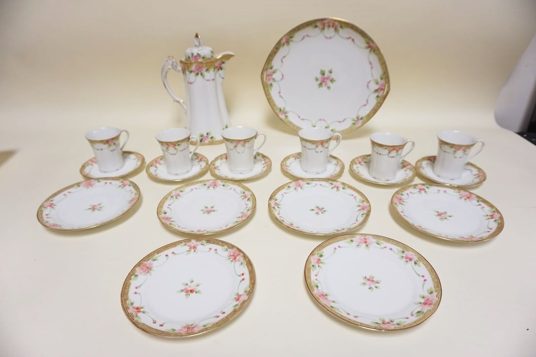 HAND PAINTED NIPPON CHOCOLATE SET (1 of 3)