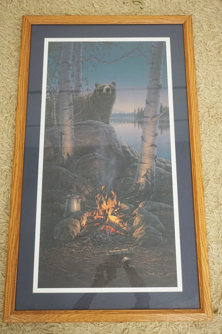 LARGE FRAMED & MATTED PRINT (1 of 2)