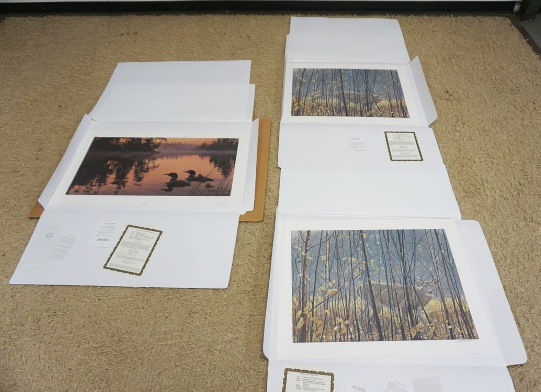 LOT OF 3 LTD ED MILLPOND PRESS PRINTS (1 of 3)