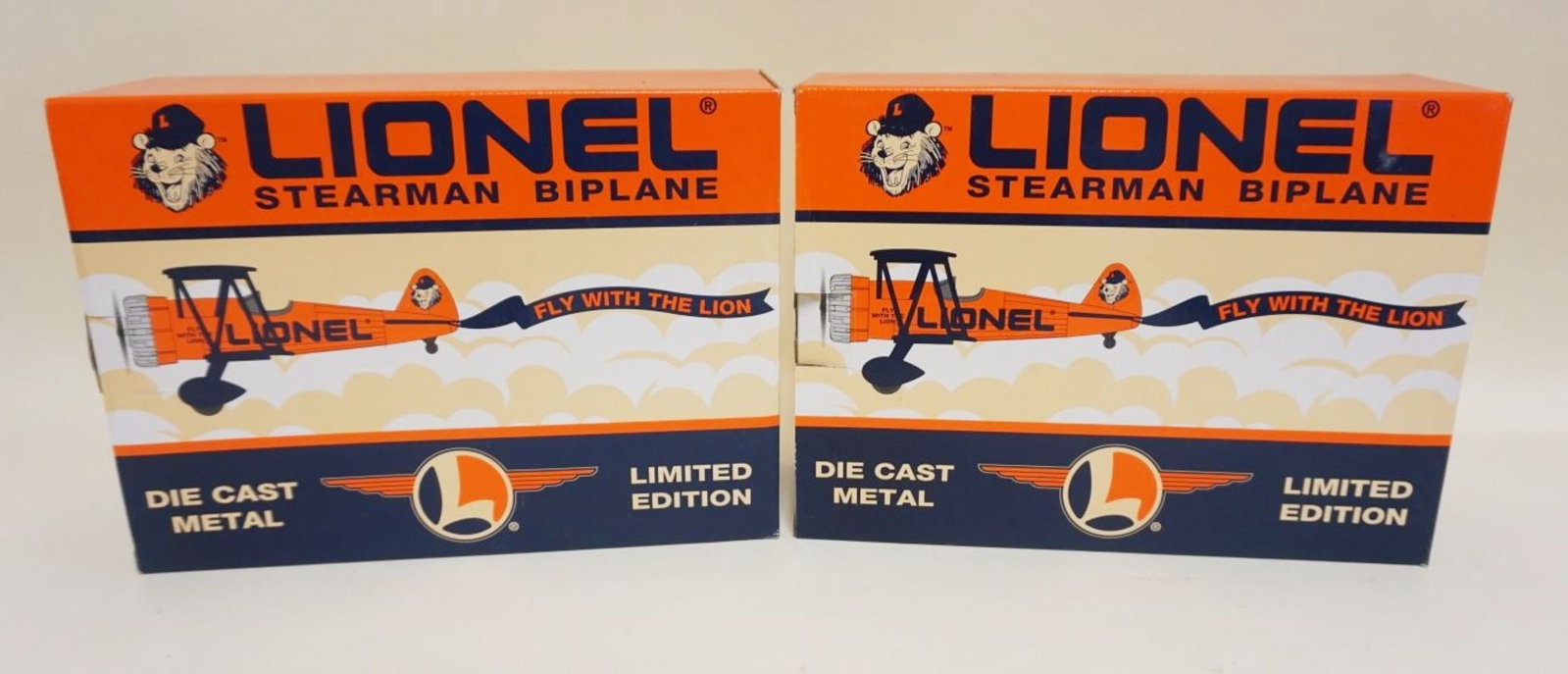 2 LIONEL LTD ED AIRPLANE BANKS: 2 LIONEL DIE CAST LTD ED AIRPLANE BANKS IN BOXES