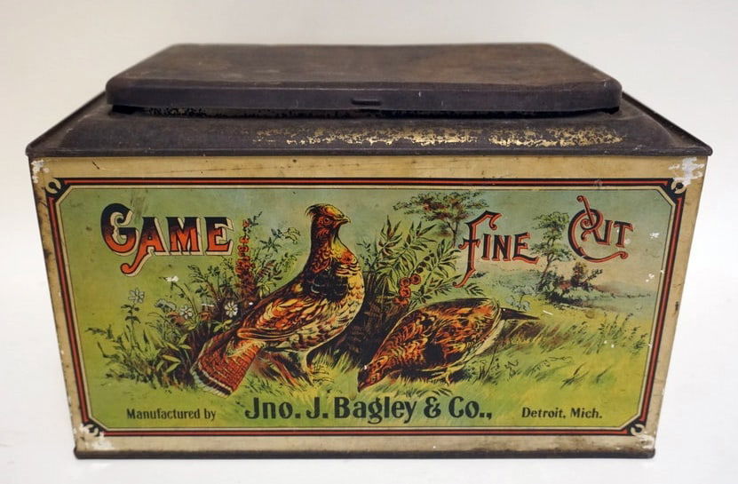 ANTIQUE TOBACCO TIN (1 of 6)
