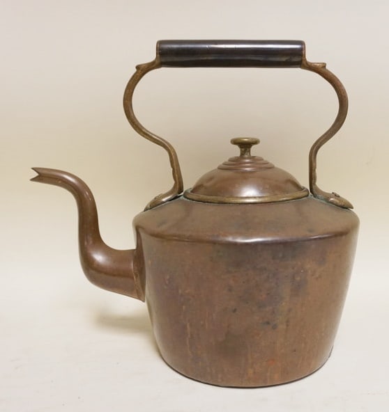 ANTIQUE COPPER TEAPOT (1 of 3)