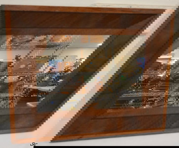 ANTIQUE OGEE FRAMED MIRROR (1 of 1)