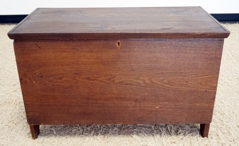 ANTIQUE WALNUT BLANKET BOX (1 of 5)