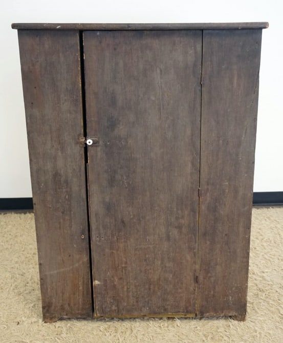 PRIMITIVE COUNTRY ONE DOOR CUPBOARD (1 of 4)