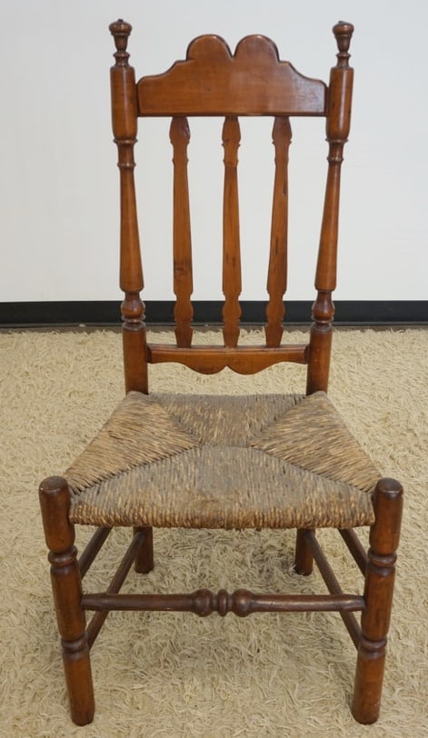 ANTIQUE BANISTER BACK CHAIR (1 of 3)