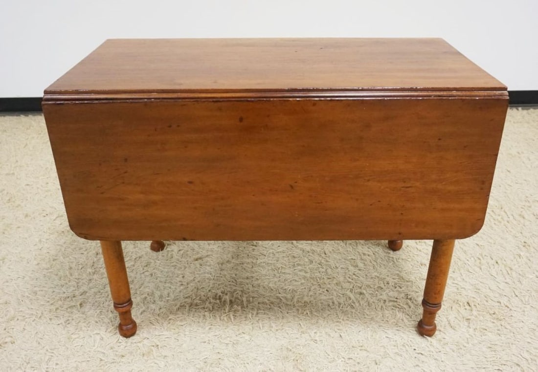ANTIQUE COUNTRY PINE DROP LEAF TABLE (1 of 3)