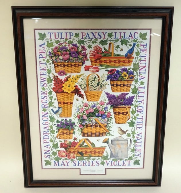 LARGE FRAMED PRINT GRANDMA BONNIES FAVORITES (1 of 1)