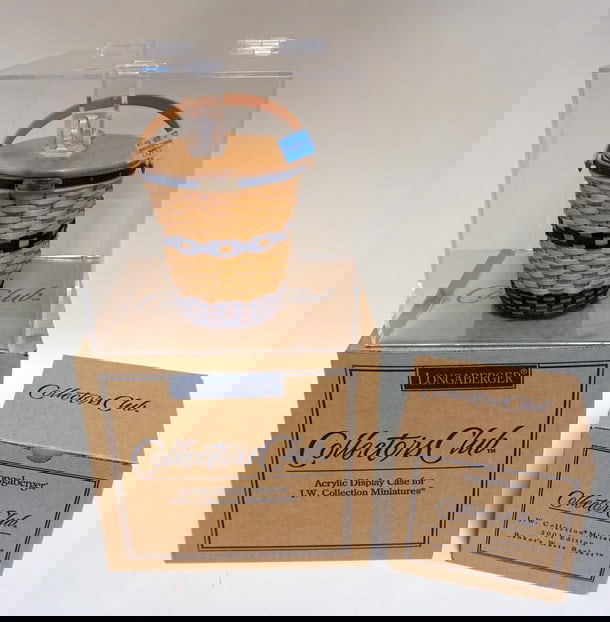 2001 J.W. MINI BANKER WASTE BASKET SET (1 of 5)