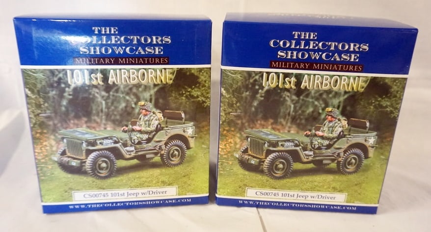 THE COLLECTORS SHOWCASE WWII MINIATURES: THE COLLECTORS SHOWCASE WWII MINIATURES 101ST AIRBORNE 2 BOXED